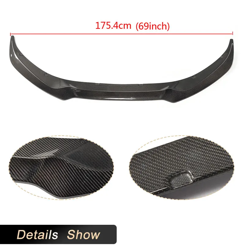 سيارة الجبهة حافة مصد السيارة المفسد ل جاكوار XE سيدان 4-Door 2015-2017 سباق الجبهة الشفاه الذقن المئزر حامي ألياف الكربون/FRP الأسود
