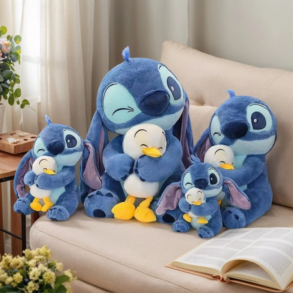 30cm Stitch Plush Toy - Cute Lilo & Stitch Doll,Kawaii Donald Duck Stuffed Animal,Soft Birthday Gift for Kids Children