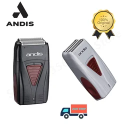 Andis-17170 Lithium Titanium Shaver para homens, barbeador original, barbear suave, barbeador sem fio com carregador, cortador de cabelo careca