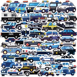 50pcs Police Squad Car Stickers For Laptop Water Bottle Luggage Notebook Waterproof Graffiti Vinyl  Cute Cartoon Decals Sticker