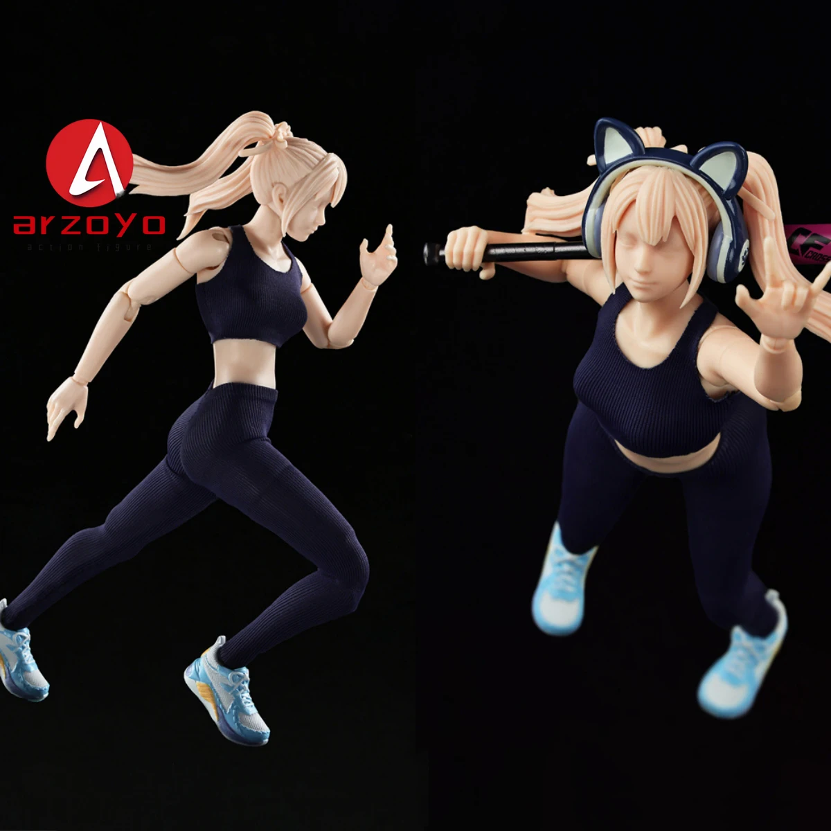 

CRAZY FIGURE LT004 1/12 Double Ponytail Long Hair Lovely Girl Flexible Joints Mini Body About 15.8cm Action Figure Body Model