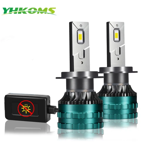 YHKOMS Canbus faro LED para coche H4 LED H7 LED H8 H9 H11 H1 9005 HB3 9006 HB4 880 881 H13 9007 H16 5202 bombilla antiniebla para lámpara LED automática