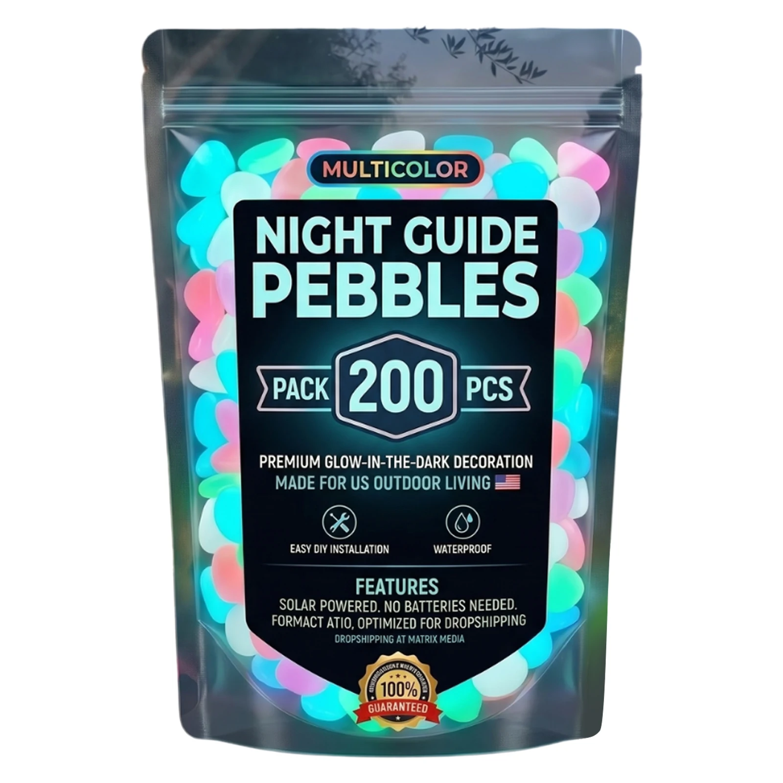 200/400/600pcs Glow In The Dar - Fish Aquarium Guide recension och pris