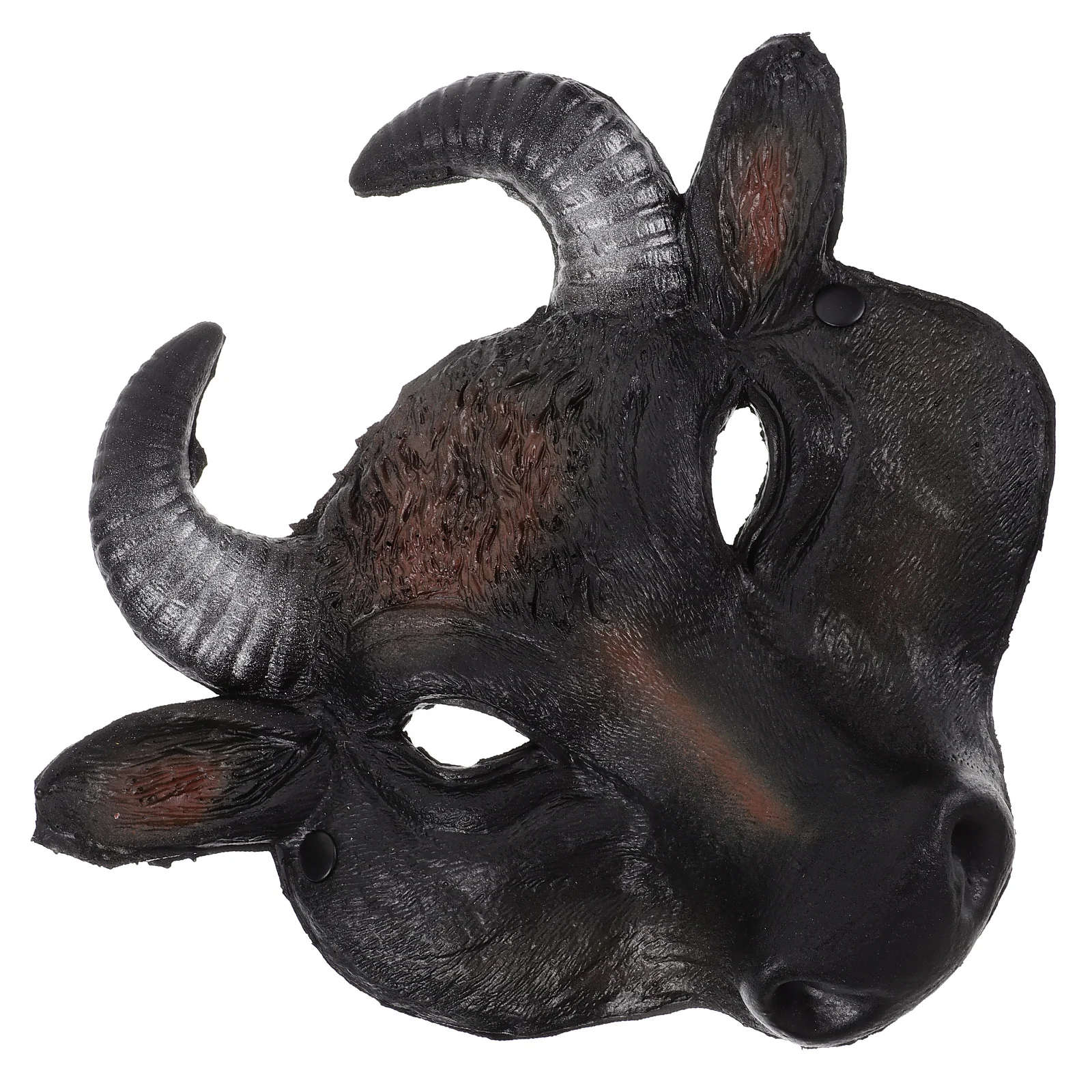 Halloween Cosplay Decoratief Dierenmasker Carnavalsfeest Pu Koe (Originele Kleur) Kostuum Prop Bull Maskers Kap