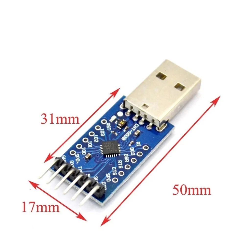 CP2104 USB إلى محول UART للوحدة التسلسلية TTL مع شريحة USB مدمجة إلى RS232 لنقل البيانات بشكل سلس