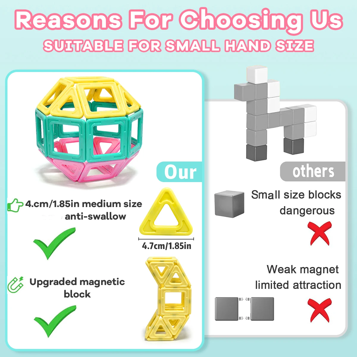 Macaron 3D Magnetische Blokken Set Speelgoed Voor Kinderen Jongens Meisjes Educatief Zintuiglijk Gebouw Magneticfor Speelgoed Geschenken 56/88/122PCS ﻿