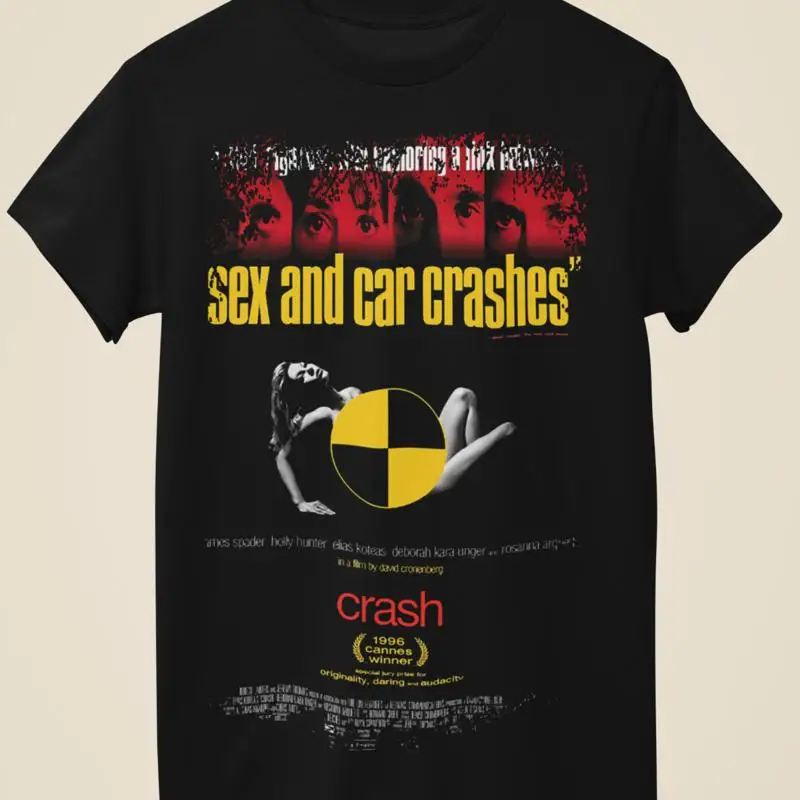Crash Movie Poster Inspired Unisex Black T Shirt