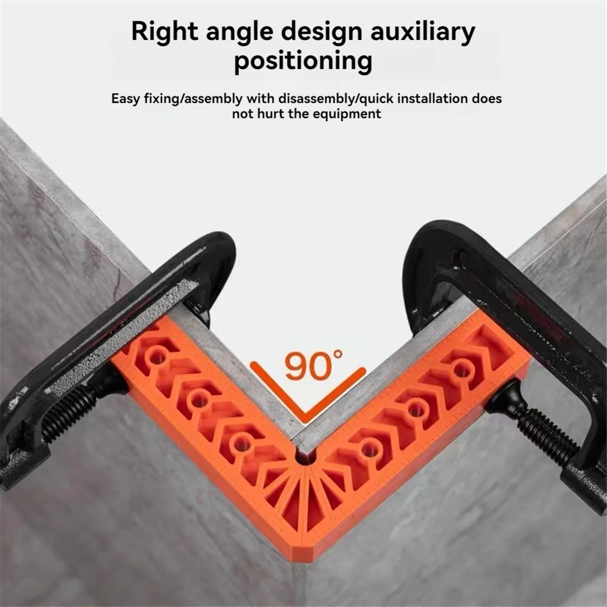

3PCS Right-Angle Positioning Ruler 90 Degree Angle Ruler Carpenter'S Marking Auxiliary Tool L-Type Fixed Tool LocatorJAS