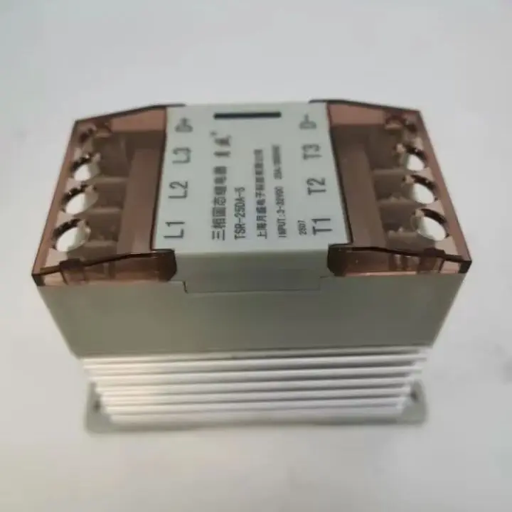 Din Rail DC TO AC / AC TO AC three phase solid state relay 10A 15A 25A 32A 40A built-in radiator