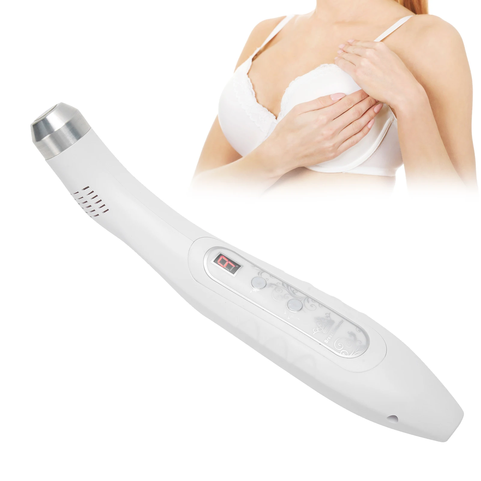 Breast Detector Portable Household Chest Care Infrared Light Breast Check Test Detector US Plug 100‑240V