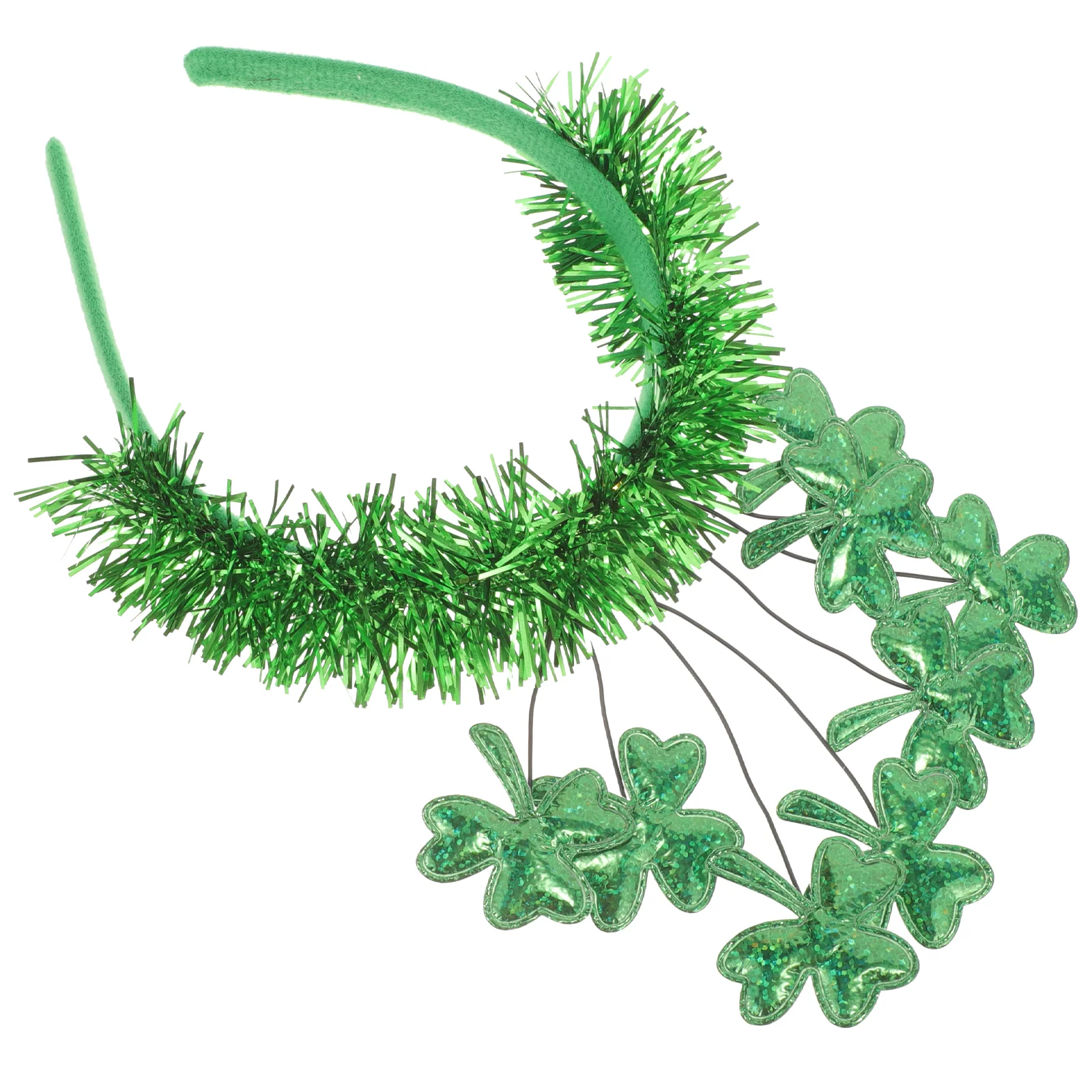 Accesorios para el cabello para camisa del día de San Patricio, diadema de trébol para fiesta de mujer