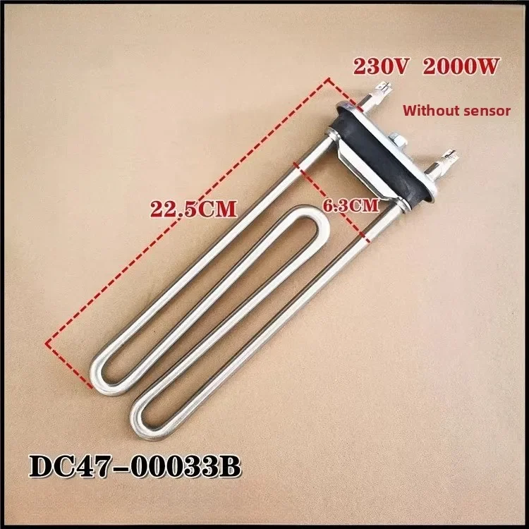 1 Pz per Samsung Tubo Riscaldatore Rondella Tamburo Riscaldatore Kawai DC47-00033B 230 V 2000 W