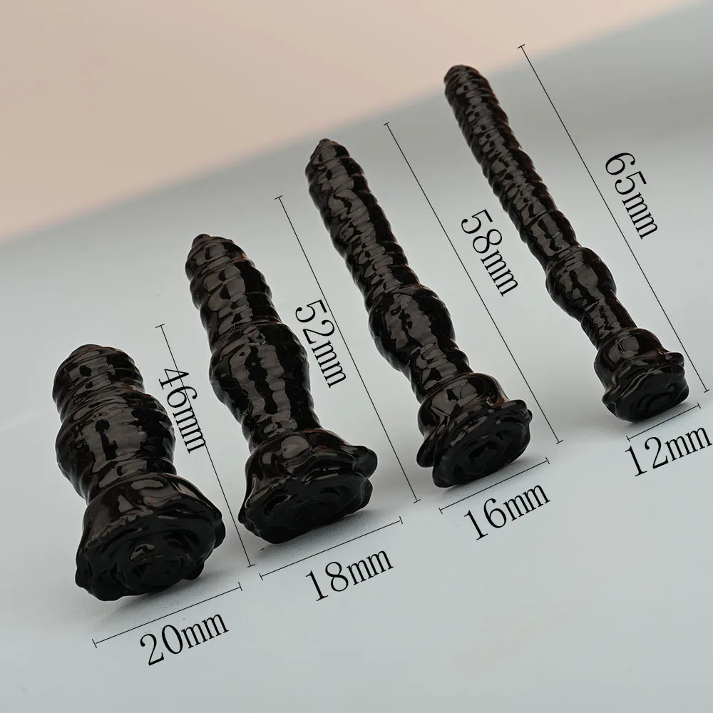 TPE Penis Plug Urethra Sound Dilator,Textured Urethral Catheter Sounding Masturbation 4PCS Set,Sex Toys for Men,Penisplug view 6