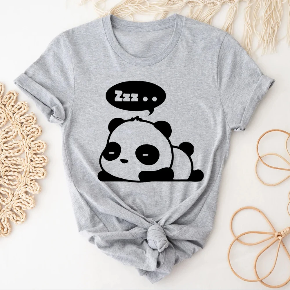 Panda top women Japanese Y2K t-shirts female graphic Japanese manga clothes