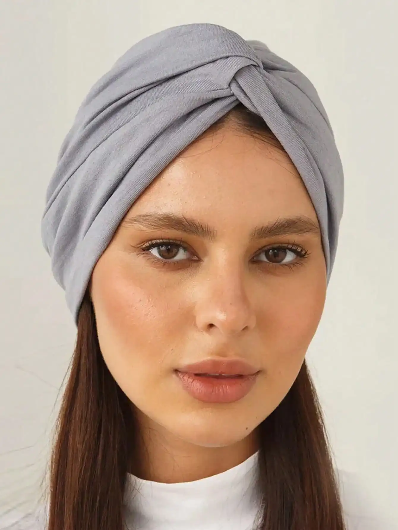 Soft Elastic Ramadan Muslim Hijab Caps Fashion Women\'s Headscarf Solid Color Hair Care  Turban Bonnet Chemotherapy Cap