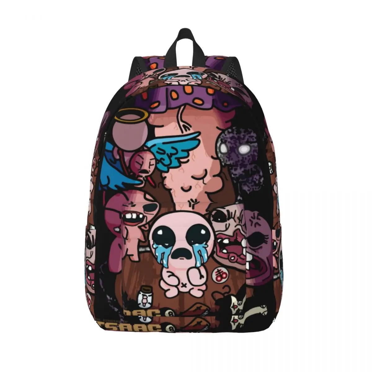 The Binding Of Isaac Classical Backpack Sports Student Work video games azazel Daypack for Men Women Laptop Shoulder Bag