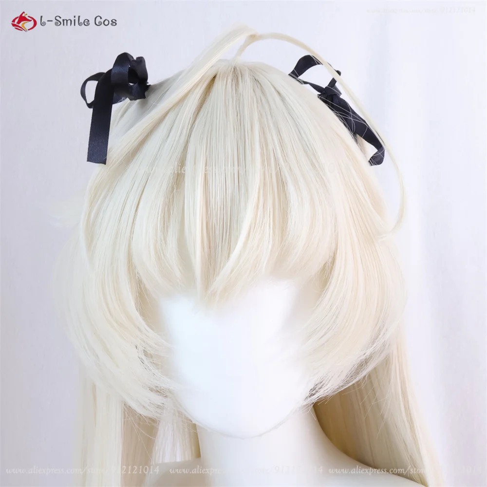 Parrucca cosplay Anime Kasugano Sora Parrucche lunghe beige da 70 cm con nastro di seta Parrucche da donna per costume cosplay per capelli di Halloween resistenti al calore