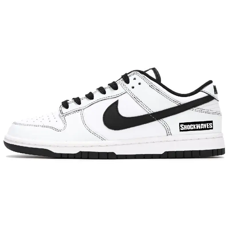 

【Настроить】Nike Dunk Обувь для скейтбординга Унисекс Низкие черные/белые кроссовки DD1391-100