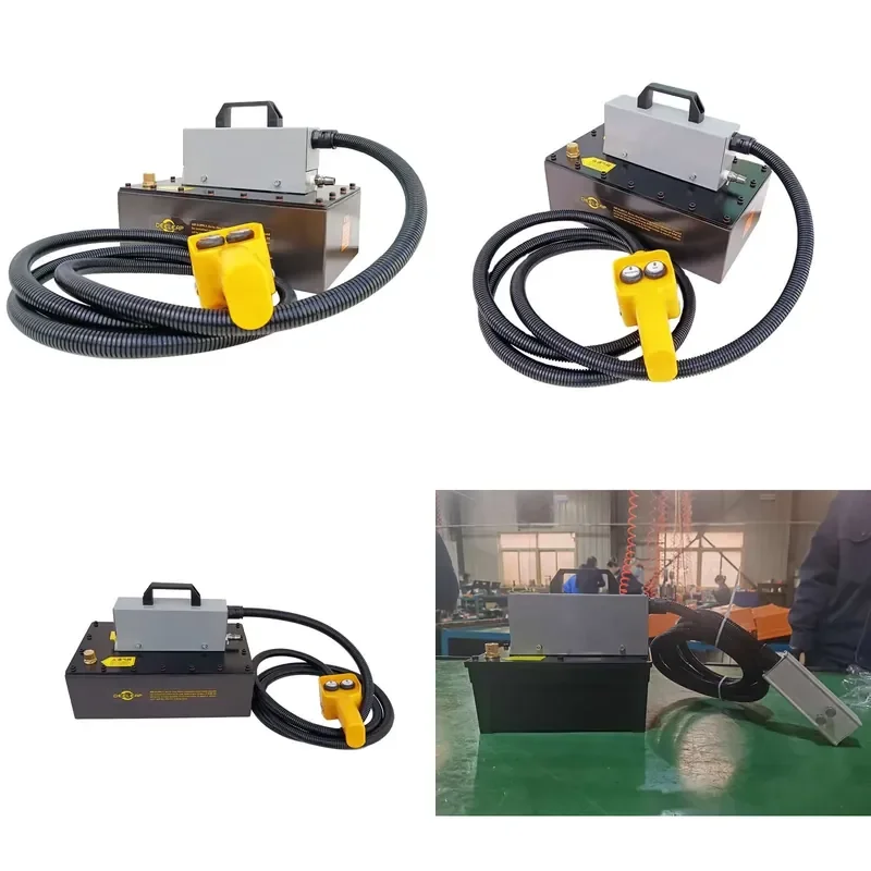 DEELEAP PAS13R 10000Psi 70Mpa High Pressure Single Action Wired Remote Control Pneumatic Hydraulic Pump