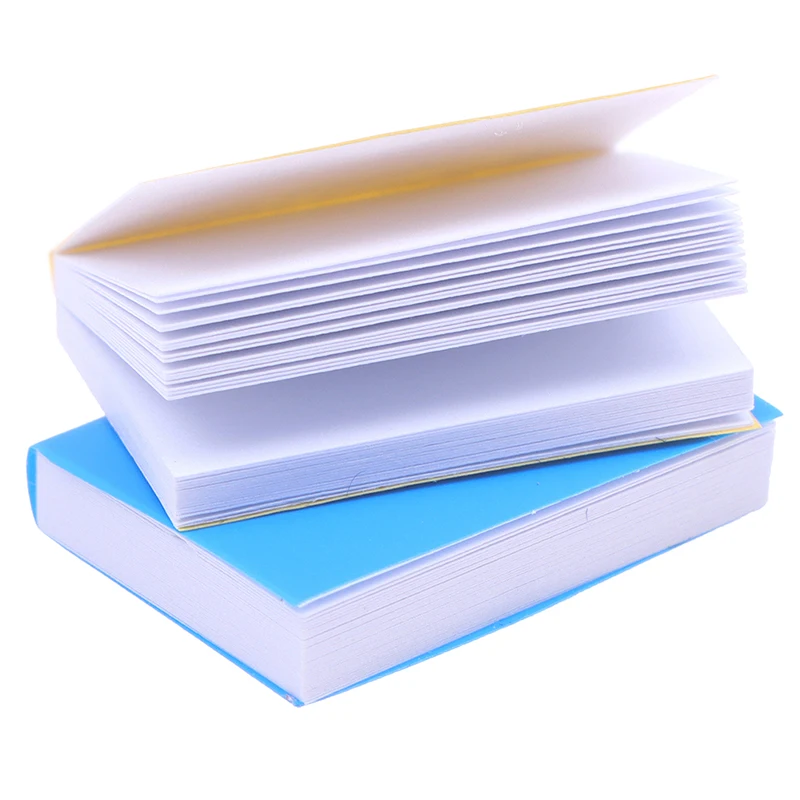 (YY) 4 Stücke 2025 Neue 1:12 Puppenhaus Miniatur Papier Bücher Puppenhaus Buch Modell Puppenhaus Schule Dekoration Zubehör