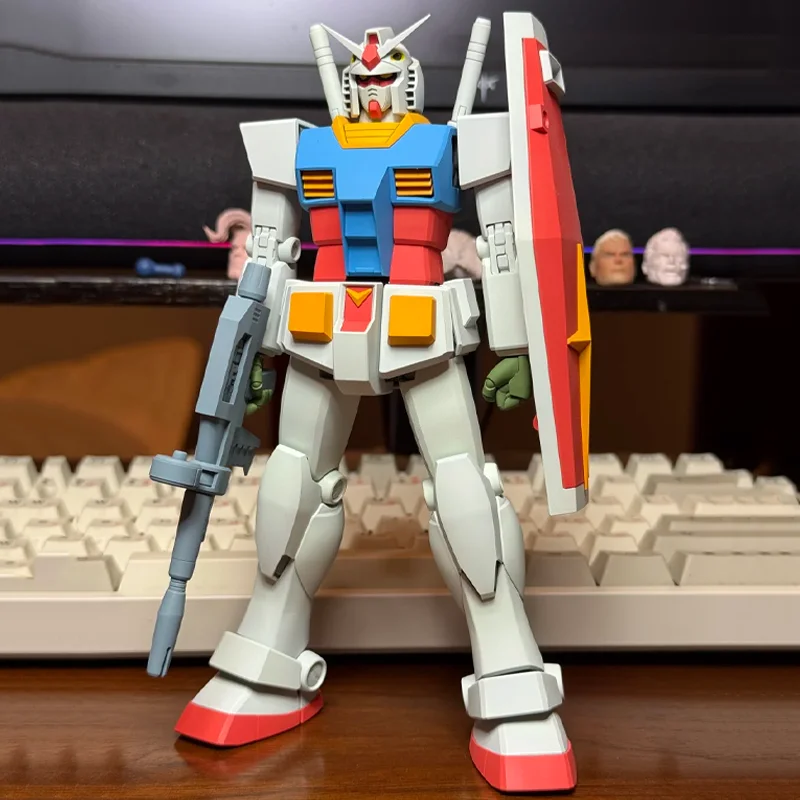 SUPA MG 1/100 RX-78-2 2.0 Kit de Montagem de Robô, Boneco de Ação, Brinquedo para Meninos, Ornamento Colecionável para Mesa, Presente de Feriado