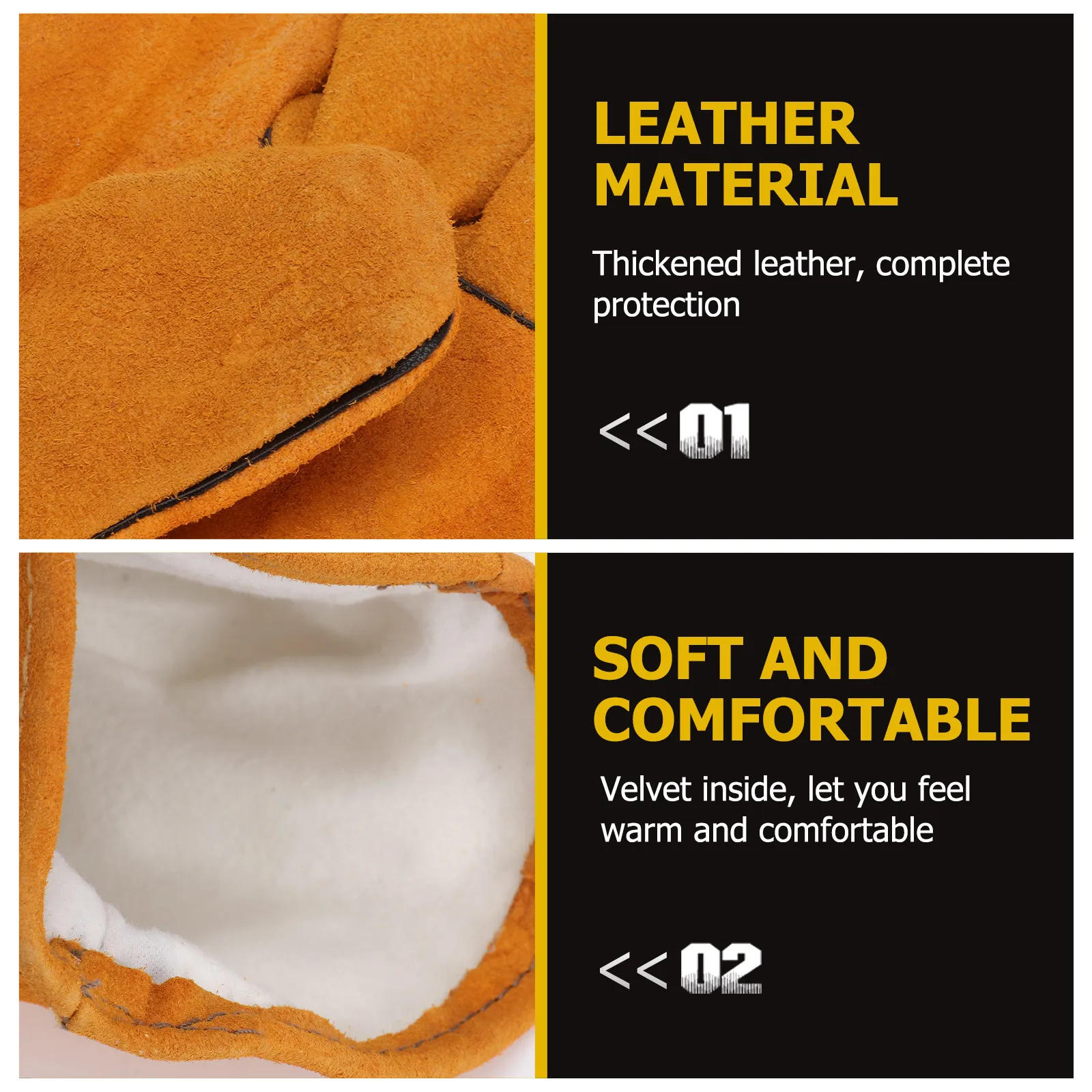 

Anti Bite Gloves Pet Supply Training Keeping Bite-proof Feeding Accessory Fleece Lining Protective