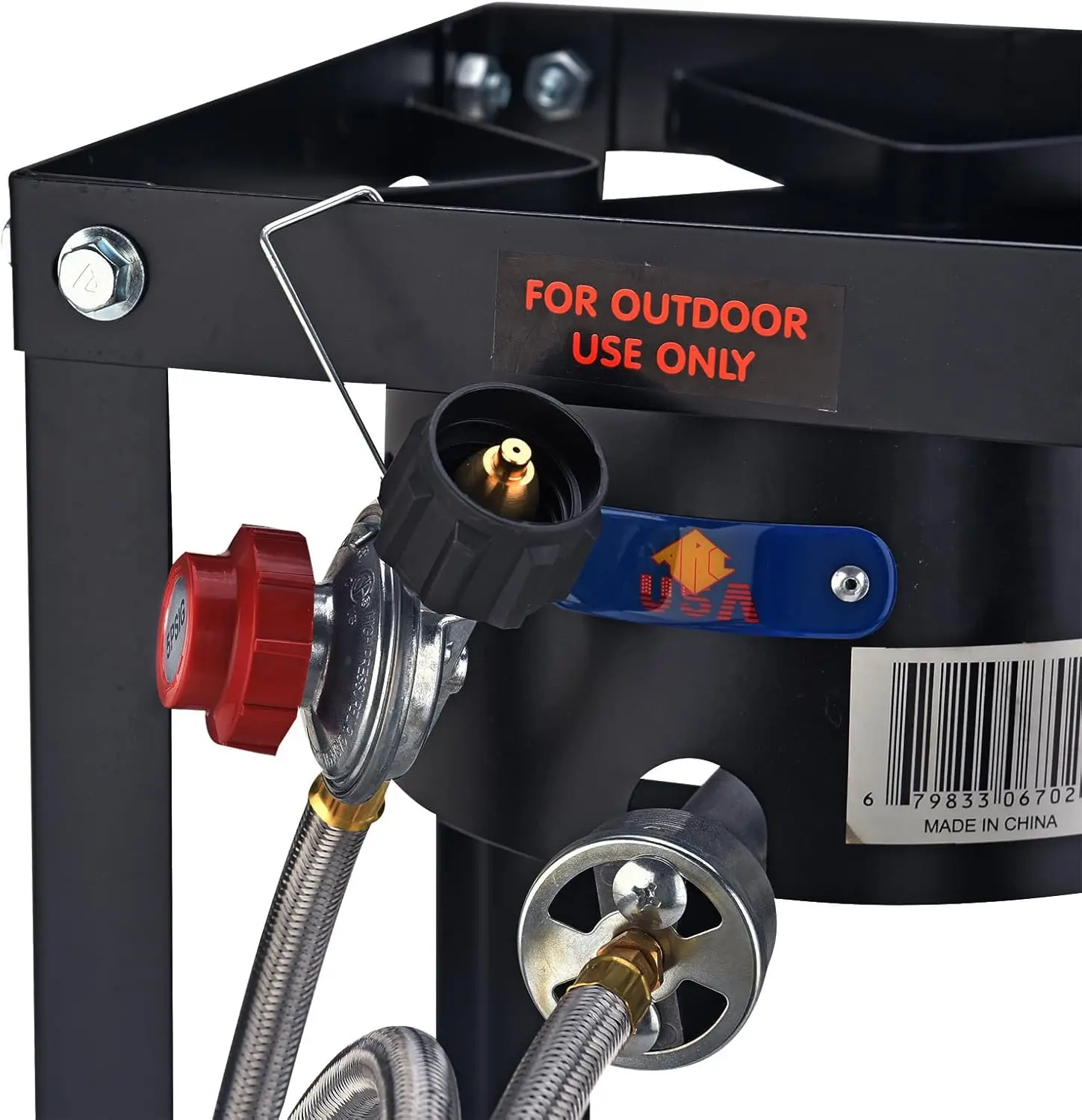 Queimador de propano ARC 55.000BTU para camping, cozinha ao ar livre, fritar peru, fermentação caseira, ferver lagostins