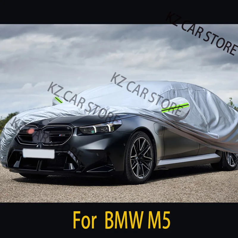 

Полный автомобильный чехол для BMW M5, уличный летний солнцезащитный козырек с защитой от УФ-лучей, зимний, устойчивый к снегу и дождю, водонепроницаемый, авточехол, ветрозащитный