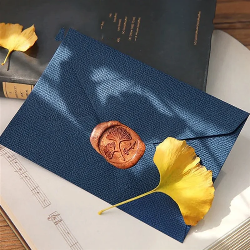 

High-Grade Texture Stationery Supplies 50Pcs For Wedding Invitation Envelopes 20.1X15.1Cm Business Postcard Storage Bag
