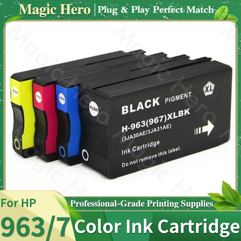HP963 Per Hp 963XL 967XL 963 967 Xl Per HP963 Cartuccia Di Inchiostro A Getto D'inchiostro A Colori Rigenerata Per Stampante Hp Officejet Pro 9010 9015-image