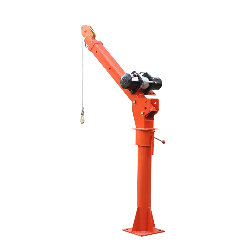 Mini Mobile Crane Car Lifting Folding Hydraulic Car Engine Cranes With Car Crane