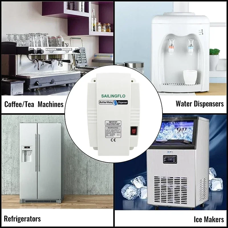 SIngflo 230V  5 Gallon BW4003A Electric Drinking Refrigerator Ice Maker  Pump can customized any plug