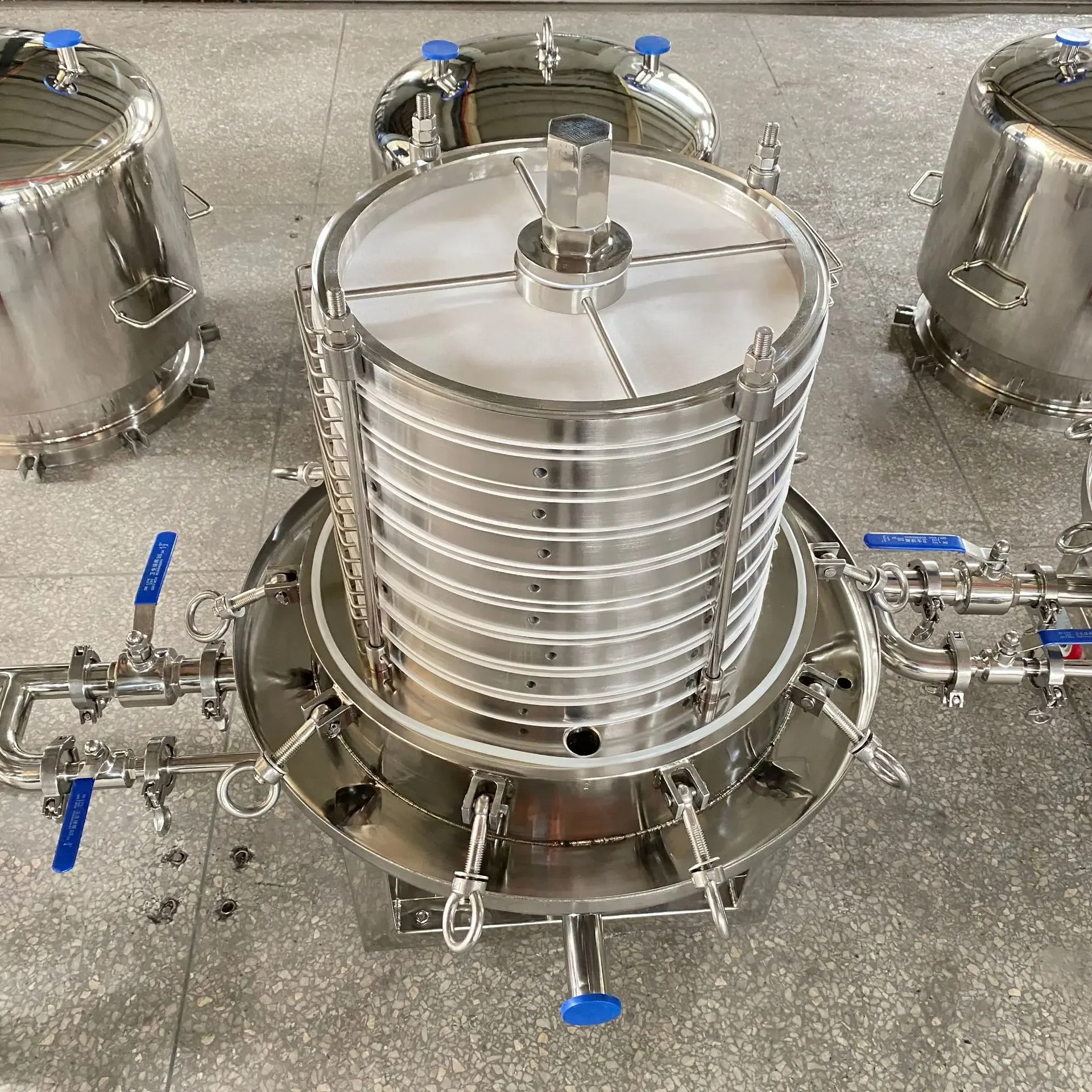 Large Scale Stacked Filter, Microporous Membrane Filter, Fully Enclosed Plate And Frame Filter