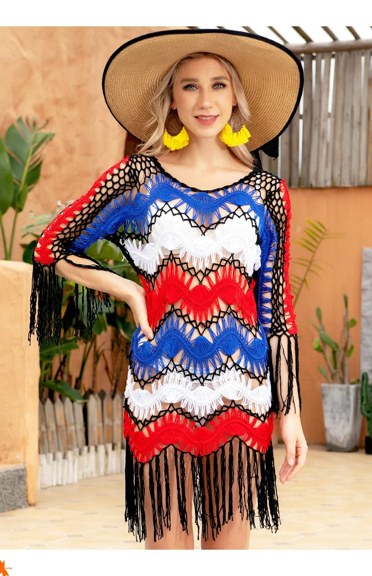 

Summer ladies girls regular sexy sweater BIKINI-Plus Size Cover Up Beachwear oversized Swimwear Sun Protection Clothes dressing