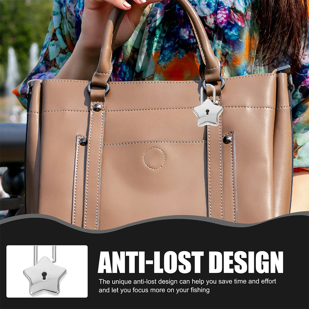 

Padlock Accessories Star Shaped with Key Mini Cute Alloy Decorative Padlocks Keys