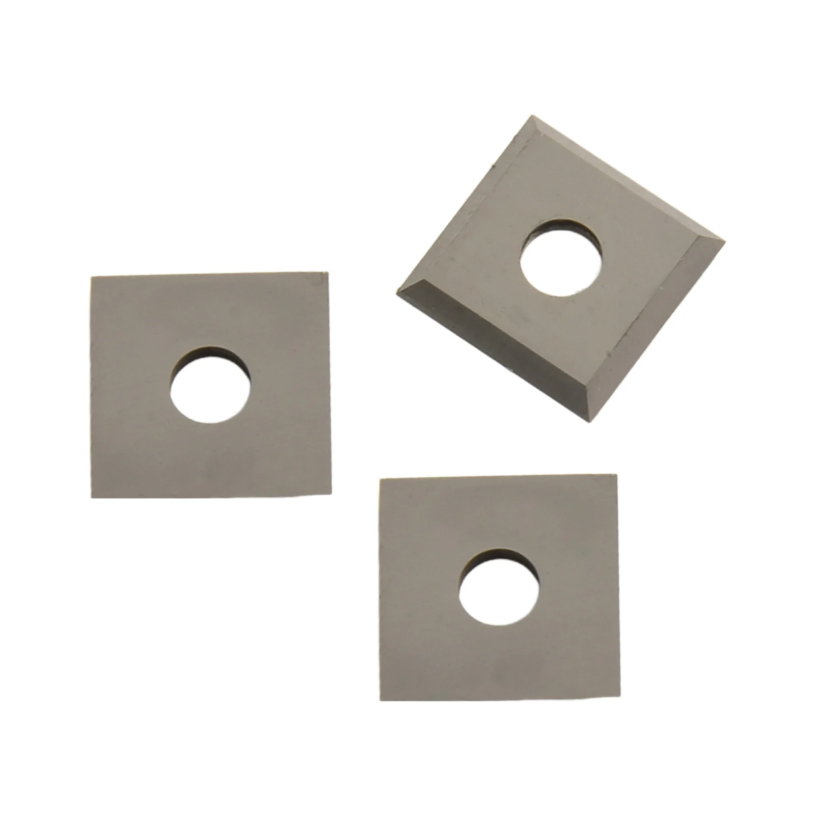 Carbide Insert Set of 10 Square Shape Blades (12x12mm) Designed for Spiral Planer Heads and CNC Router Applications