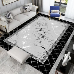 Living Room Decoration Abstract Carpets Modern Home Soft Rugs Hall Sofa Light Luxury Floor Mat Room Decor Cloakroom Large Carpet