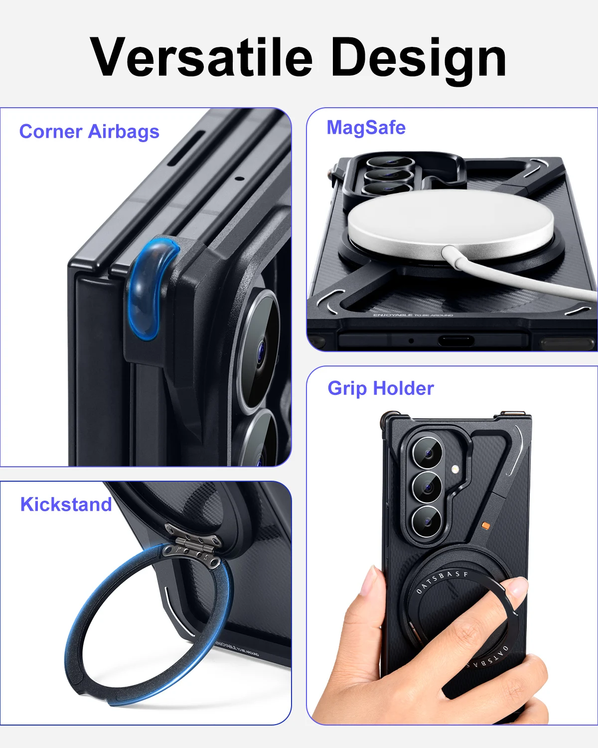 Eary Z Stand Phone Case for Sa - Phone Stand Aluminum recension och pris