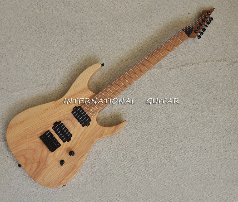 

6 Strings Ash Electric Guitar with Roasted Maple Neck,24 Frets,Rosewood Fretboard