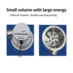 مولد كهرومائي صغير مولد توربينات مائية فرش DC AC مضخة هيدروليكية مولد عالية الطاقة 18 فولت 2 أمبير 36 واط أفضل 12 مولدا لطاقة الدراجات - رقم 9