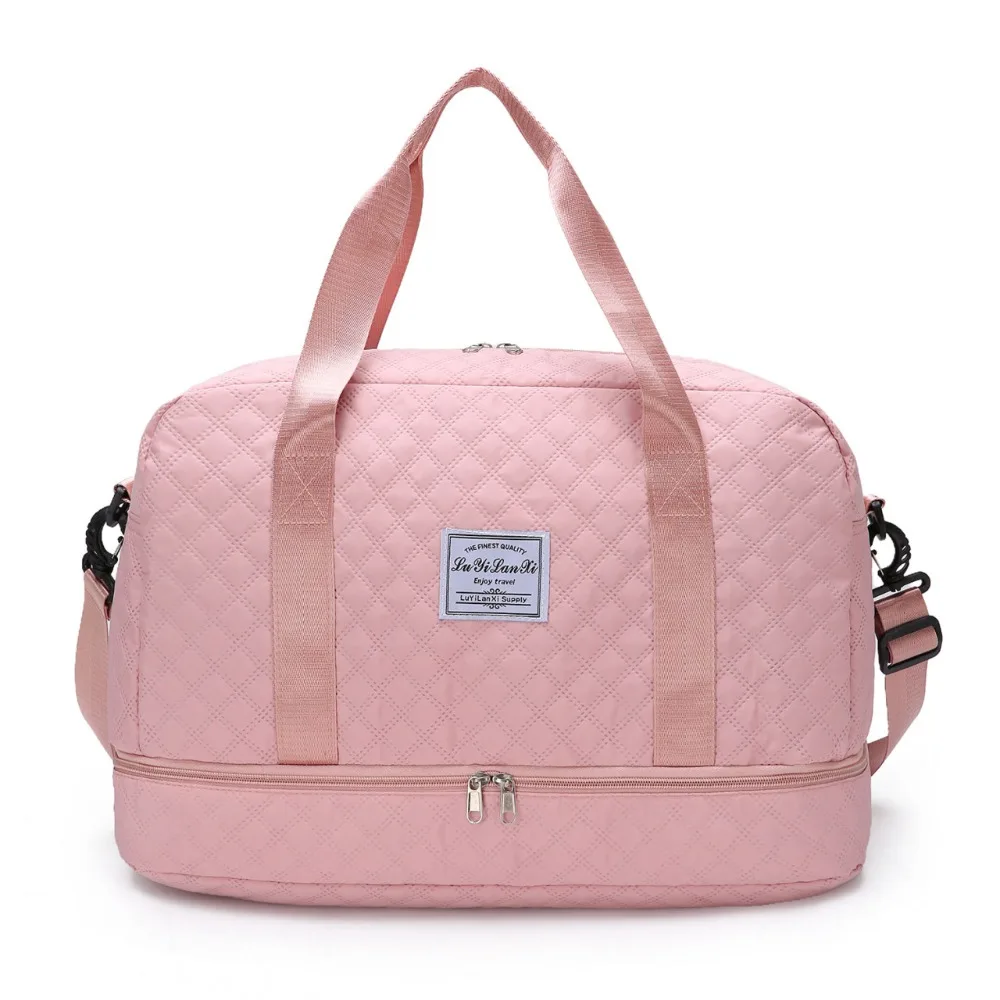 

Oxford Carry On Travel Bag Large Capacity Wet Dry Separation Sports Fitness Bags Foldable Waterproof Travel Tote Bag Business