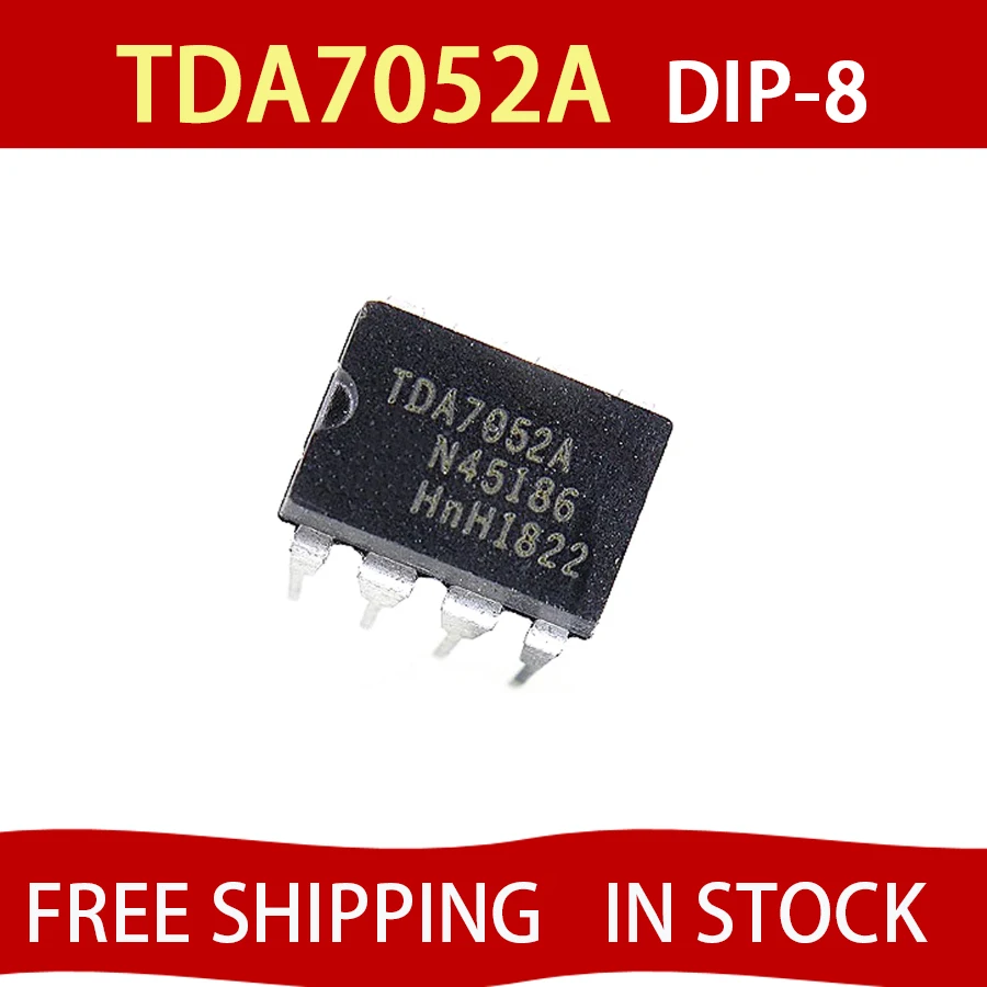 10PCS TDA7052A DIP-8 TDA7052 DIP 7052A DIP8