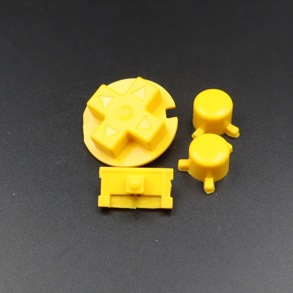 1 conjunto para botões de substituição coloridos conjunto substituição para game boy gbp console ligar/desligar botão a b botões d almofadas substituir