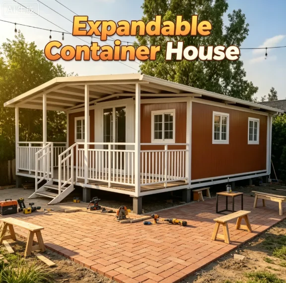 Waterproof Customizable Size Foldable Modular Container House Modular Home Extendable House Expandable