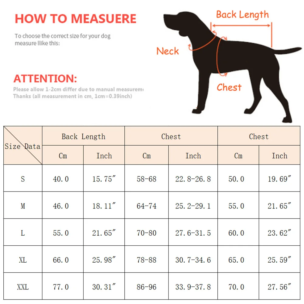 Winter Dog Clothes Reflective Waterproof Pet Down Jacket for Small Medium Dogs French Bulldog Golden Retriever Rain Coat Outfit