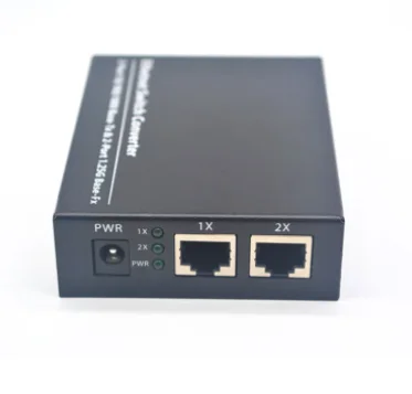 Wanglink Gigabit Ethernet Fiber Switch 2 RJ45 UTP 2 SC fiber Gigabit Fiber Optical Media Converter 2SC 2RJ45 Ethernet Switch