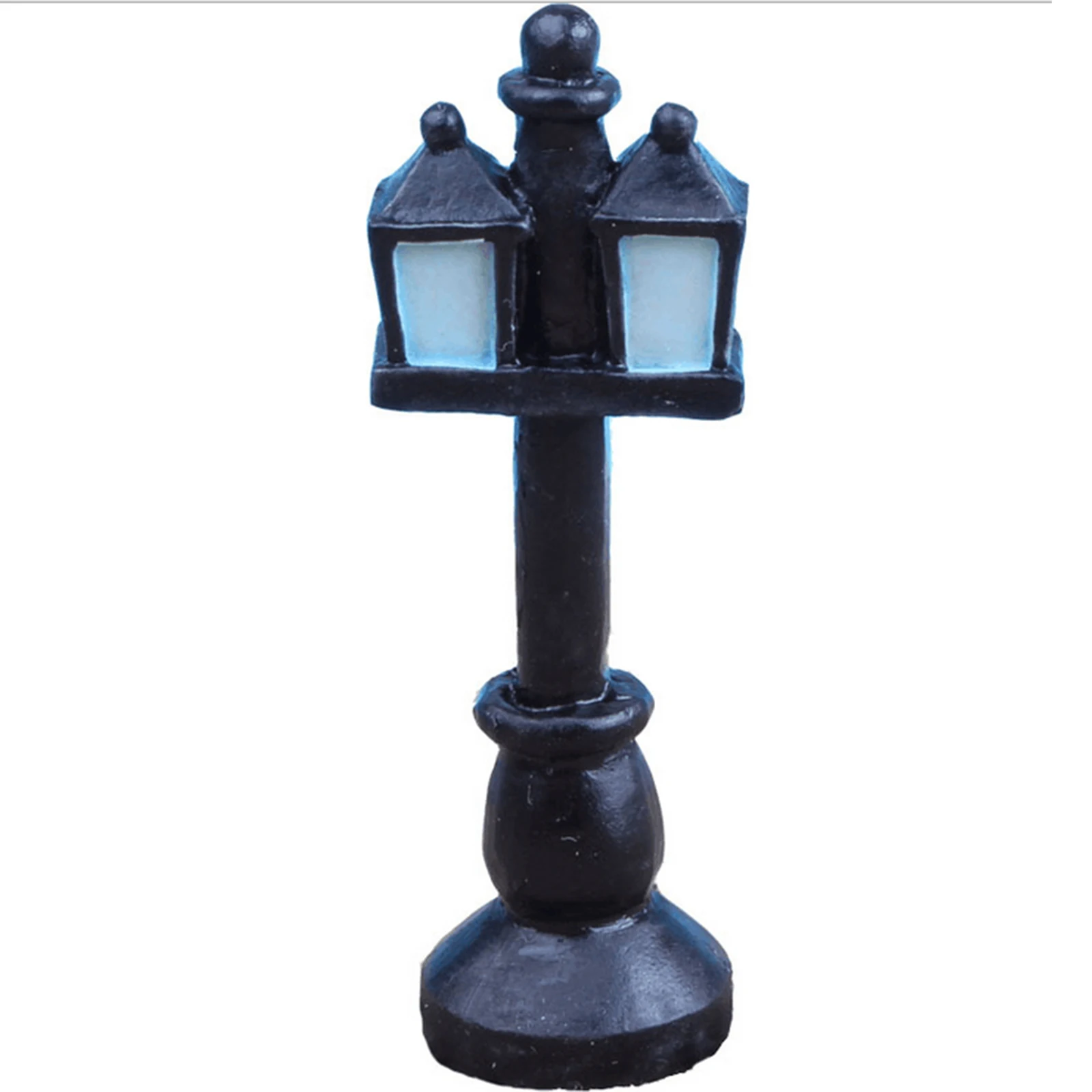 

10 Pcs Miniature Street Light Model Resin Material Wear Resistant Eco Friendly L Decoration Supplies Mini House Decor
