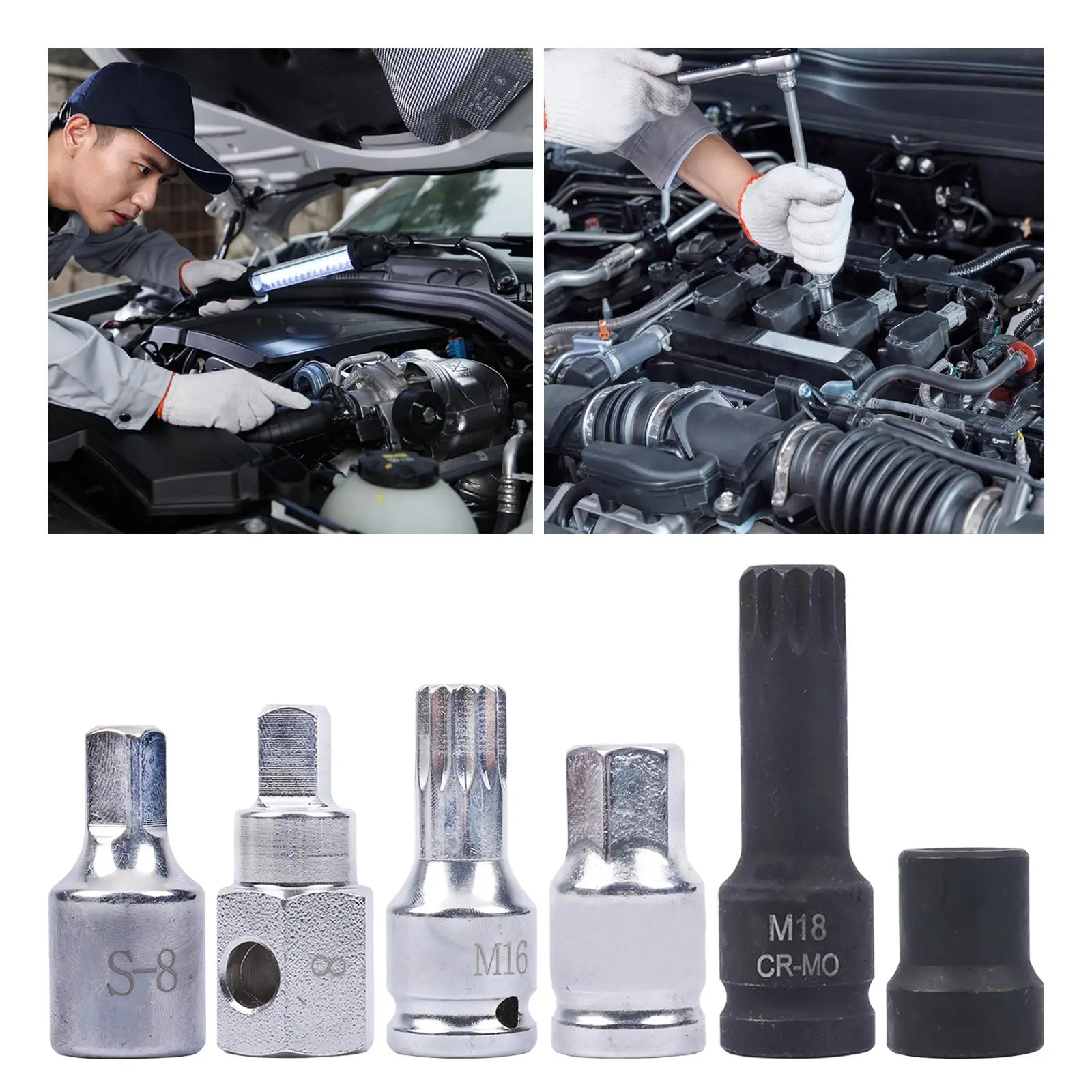 

Пробка для слива масла Пробка для масляного поддона Многоразовая Простая в установке Сменная антивибрационная нержавеющая сталь Аксессуары Болт Сливной гайка поддона