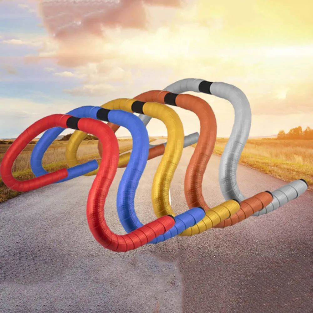 Bike Durable Anti-slip Anti-Vibration Handlebar Wrap Carbon Fibre Handle Belt Bicycle Grips Tapes Bike Straps Handlebar Tape