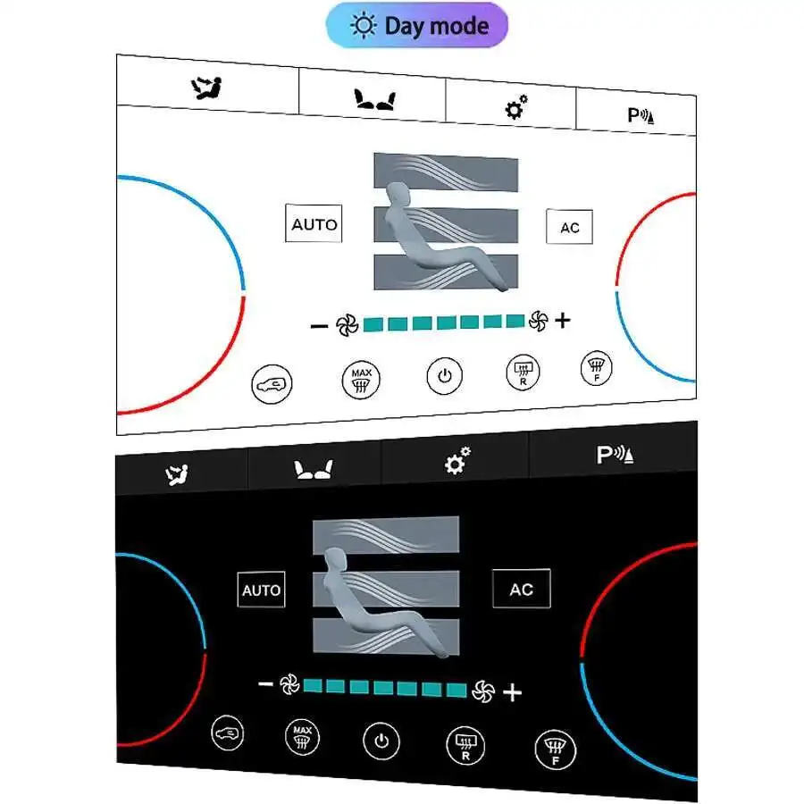 لاند روفر ديسكفري سبورت L550 2015-2019 9 "التحكم في المناخ شاشة LCD ديسكفري العمل الإلهي لوحة التيار المتناوب الرقمية اللمس
